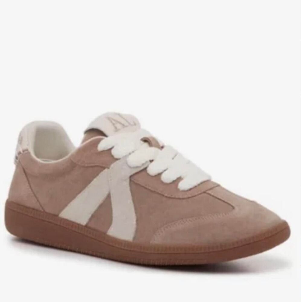 Anna Women's Tan and Cream Trainers
